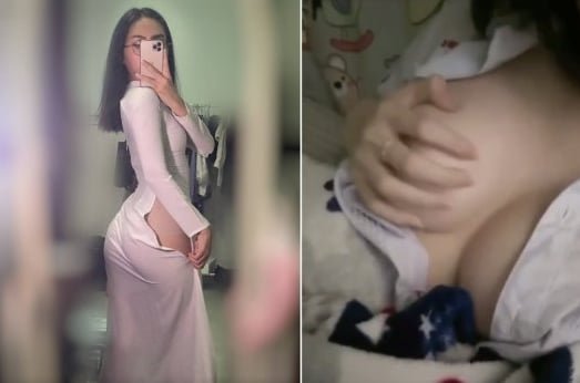 Em học sinh mông đẹp thích tư thế doggy